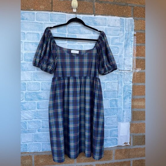 SMITH & QUINN PLAID DRESS SIZE XL - Picture 3 of 9